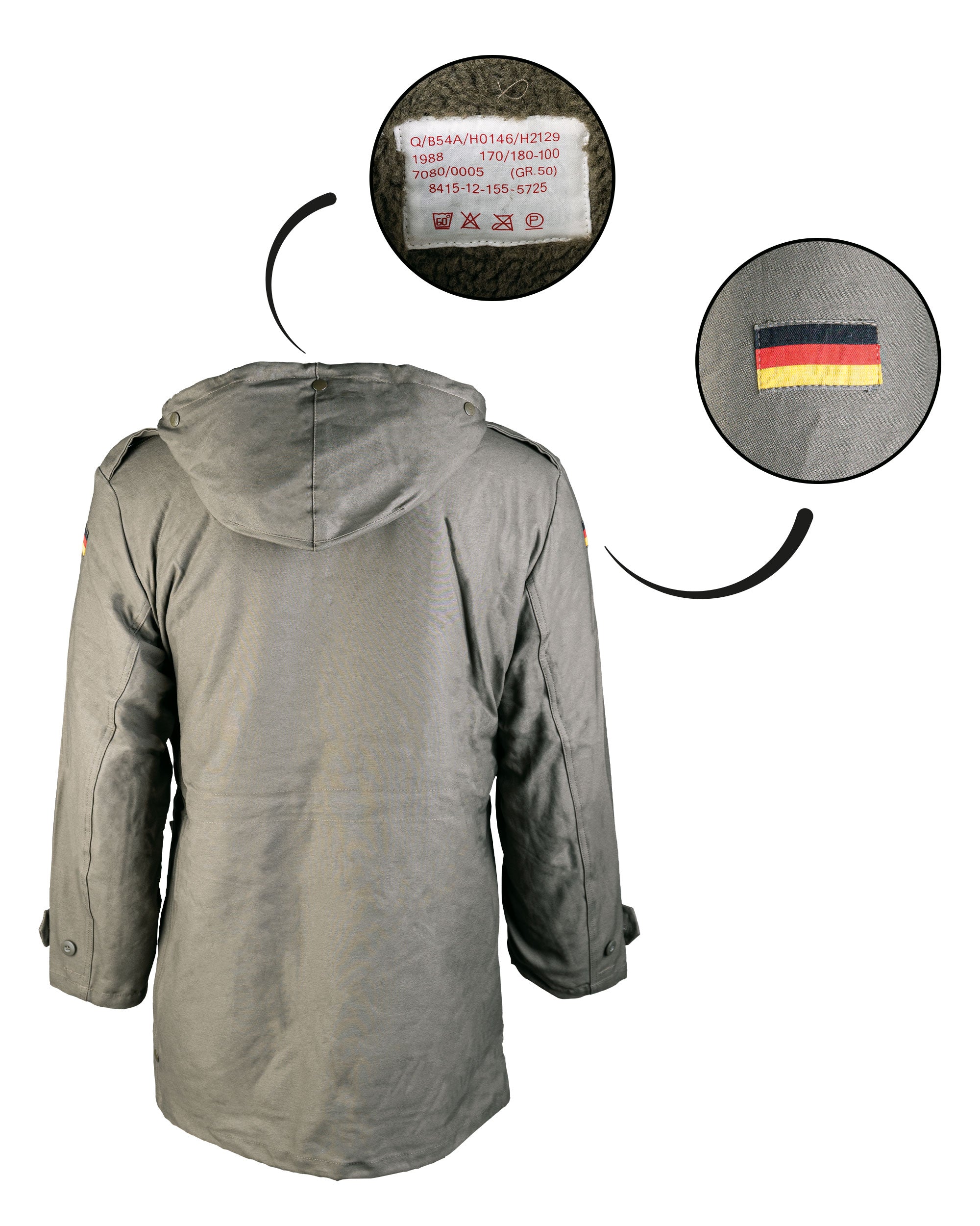 German Od Parka With Liner