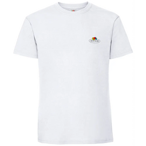 Fotl Vintage Tee Small Logo Print T-shirt - Fruit Of The Loom