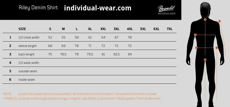 Riley Denim Shirt - Brandit